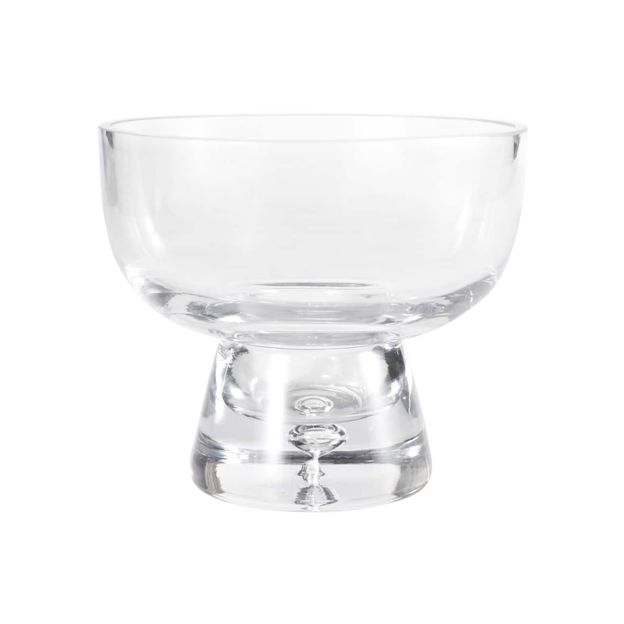 6 Pack: 5.7" Clear Glass Pedestal Bowl by Ashland®